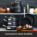 All-Clad E785SB64 HA1 Hard Anodized Nonstick 13 Piece Cookware Set